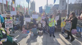 Rallies against the Children Wellbeing and Schools Bill, London, UK