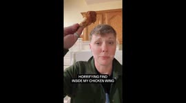 Nightmare bite: TikToker finds pus-filled abscess in chicken wing