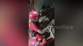 Miracle as one-year-old baby trapped in 50ft well for 19 hours is rescued