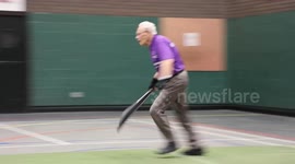 Oldest swinger in town still turning out for his local cricket team - aged 91