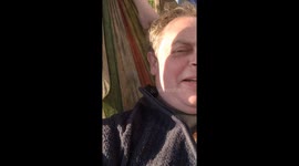 I got in my hammock and it tore. I fell through the bottom of it!