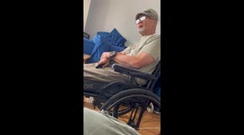 Daughter records dad's incredibly deep voice that has racked up 7 million views