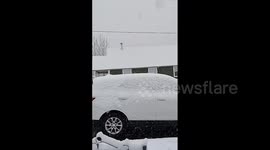 US: Winter Weather Brings Snow to Reno and Sierra Nevada Region