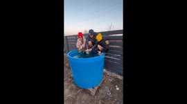 Ice-Breaking Stunt Goes Wrong