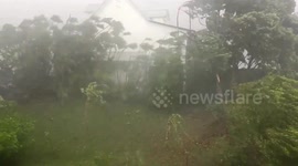 Réunion: Cyclone Garance brings severe weather conditions to Saint-Denis