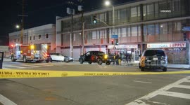 US, Los Angeles: East Hollywood Possible Shooting Victim