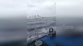 Philippines: Philippine Ship Stands Firm Against China Coast Guard in Rough Seas