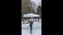 Custom Snow Removal Contraption