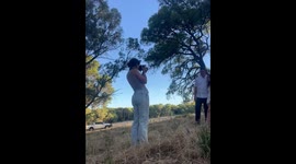 Friends burst into laughter during a funny photoshoot in Perth, Australia