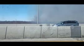 US: Brush Fire Erupts near Brooklyn