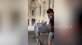 Gen Z stonemason restores iconic European landmarks from WWII damage