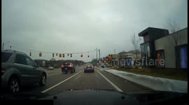 Truck Loses Traction