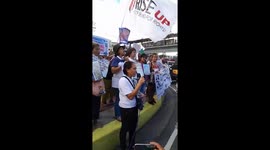 Families of drugs war victims celebrate arrest of Rodrigo Duterte
