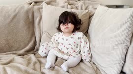 Meet the baby with astonishingly thick hair that has people convinced it's a wig
