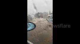 South Africa: Severe flooding on the roads in Johannesburg