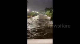 Argentina: Day of Heavy Rains Batter Cordoba, Causing Rivers to Swell