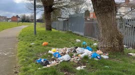 Rubbish increases in Birmingham due to bin strike