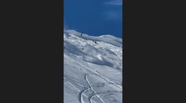 Snowmobilers Get Swept Up in Sudden Avalanche