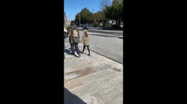 Girl Spotted Wearing Her Jacket Backwards