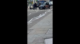 Londoners Argue After Alleged Motorcycle Kicking Incident