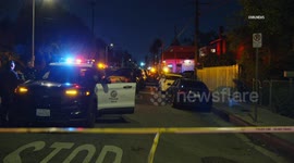 US, Los Angeles: University Park LAPD Officers Shoot at Suspect Armed With Shotgun