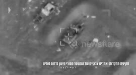 Syria: Air Force fighter jets attacked dozens of targets in southern Syria