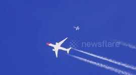 BRAND-NEW AIRBUS A350 Edelweiss Airways ESCORTED - WELCOMED by two Swiss Airforce A/F-18 fighters with light flares