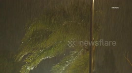 US, Los Angeles: Santa Clarita Overnight Heavy Rain