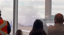 American Airlines plane fire forces passengers to evacuate