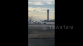 US: American Airlines Flight Catches Fire at Denver Airport, Passengers Evacuated 2