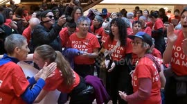 US: Protest at Trump Tower