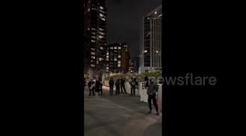 UK: Activists organized a rally outside the U.S Embassy London for the detained Palestinian