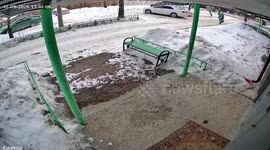 Woman survives being crushed by debris during house explosion in Tobolsk, Russia