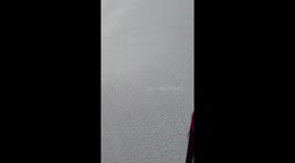 Controlled avalanche triggered in Sogndal, Norway