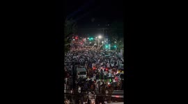 Duterte supporters gather, causing traffic disruption in Cotabato, Philippines