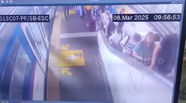 Escalator malfunction injures passengers at MRT-3 Taft Avenue station in Manila, Philippines