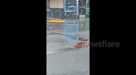 US: Heavy snowfall hits Plumas County, CA