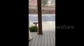 US: Heavy rainfall and hail in Winfield