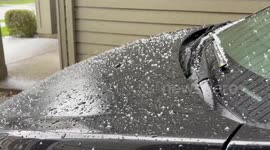 US: A powerful hailstorm hits Aloha, Oregon