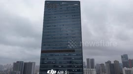 China: Aerial Drone Footage of Wuhan