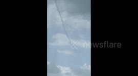 US: Key West Waterspout Draws Attention, Fighter Jets Fly Over