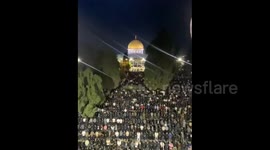 Israel: Taraweeh prayer at Al-Aqsa Mosque in Jerusalem