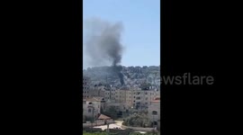 Israeli forces during their ongoing in Jenin refugee camp