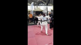 Hobby Festival in Athens, Greece, 2025. Jiu-jitsu, sparring, female