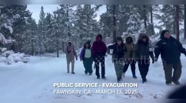 US: Snow Cats Save Stranded Campers in Blizzard Chaos