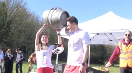 UK Wife Carrying Race winners talk about annual bizarre competition experience