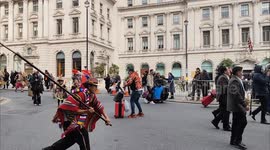 Bolivian Dancers at the London St Patrick's Day Parade. London, UK 16/03/2025