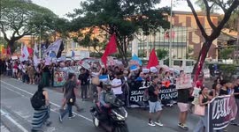 Drugs war opponents rally against Duterte following ICC arrest
