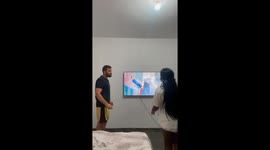 Trying a viral TikTok trend doesn’t go as planned for the couple