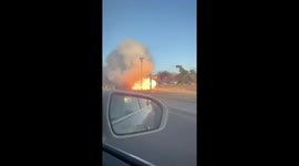 Suspected gas leak triggers fires at university in Texas, USA